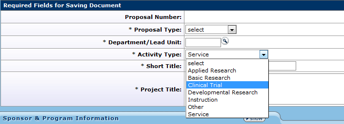 Activity Types