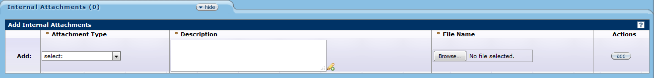 Internal Attachments section