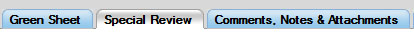 Special Review Tab